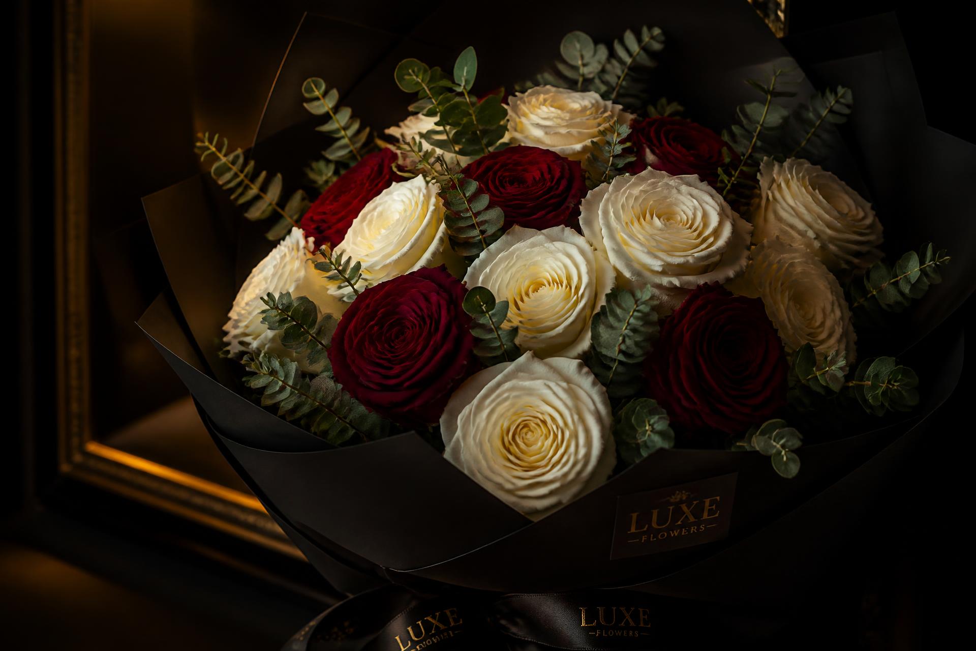 Premium atirgullar guldastasi โ EUROFLOWERS PREMIUM